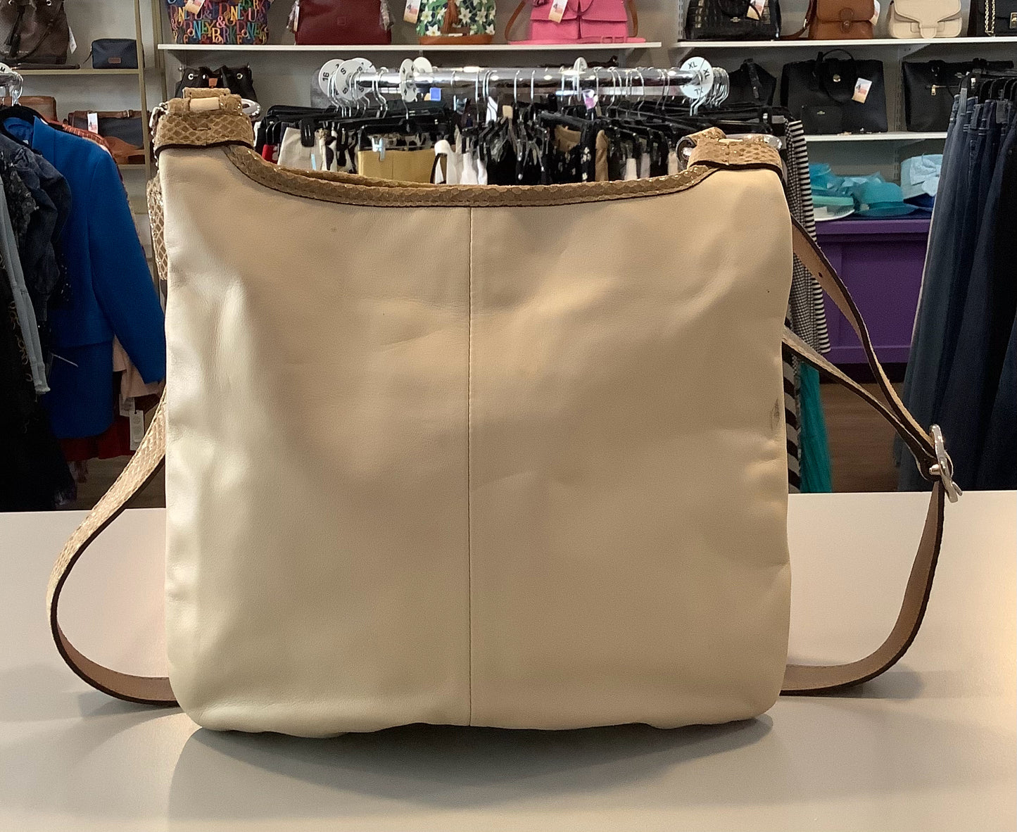 Coach Penelope Snakekin Turnlock Crossbody