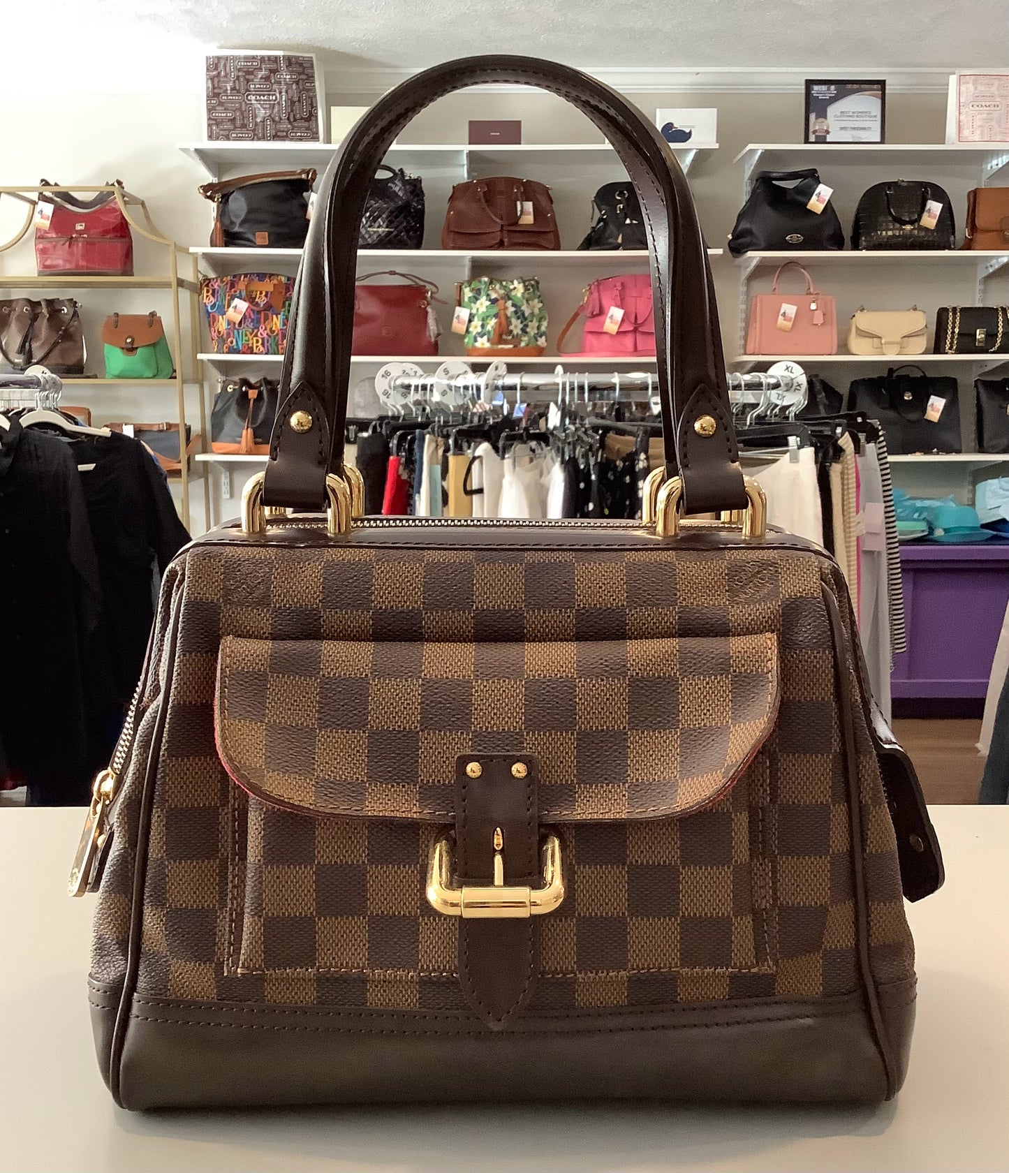 Louis Vuitton Knightbridge Damier Handbag