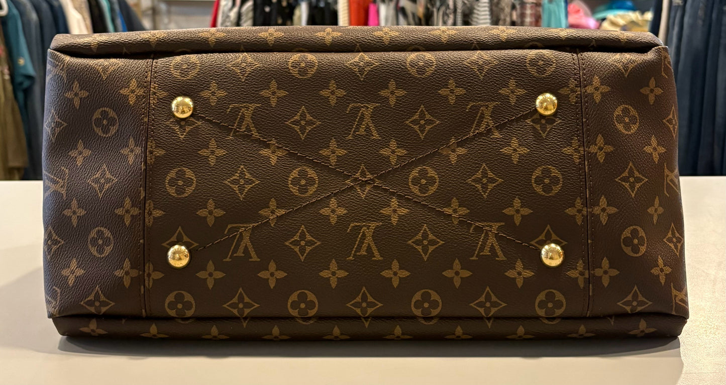 NEW RARE Entrupy Certified Louis Vuitton Artsy MM Monogram Handbag