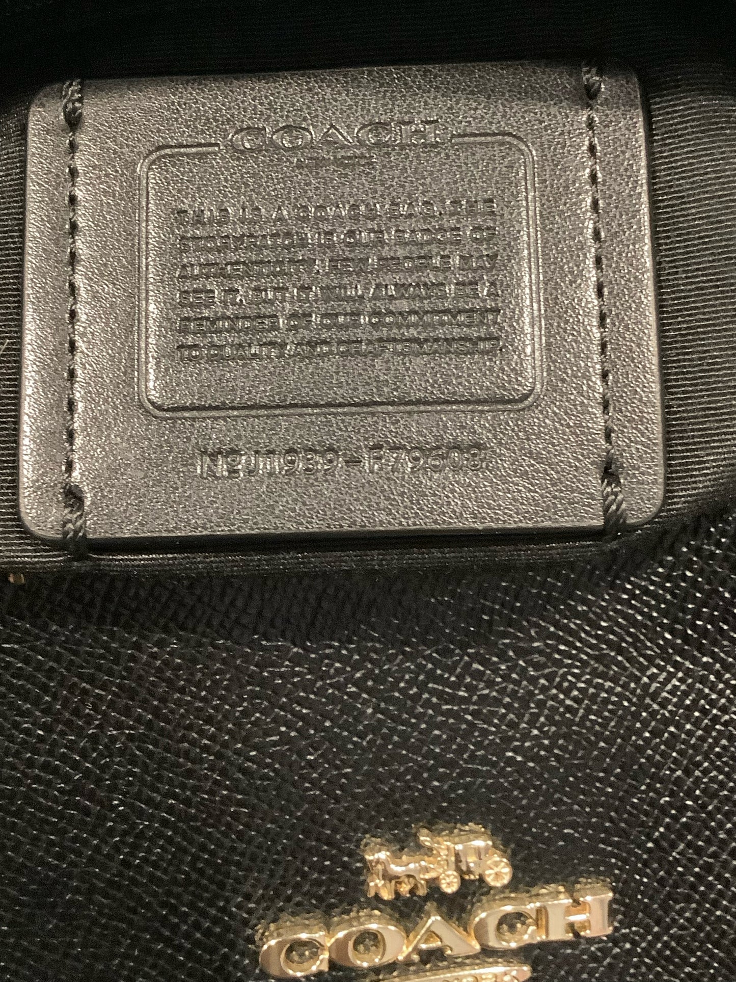 Coach Crossgrain Gallery Tote