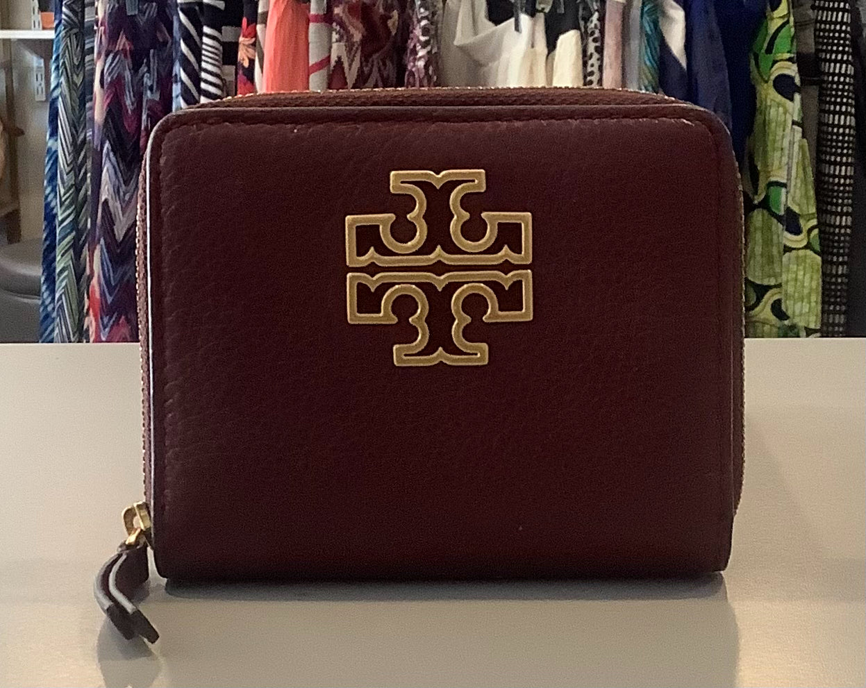 Tory Burch Britten Mini Zip Wallet