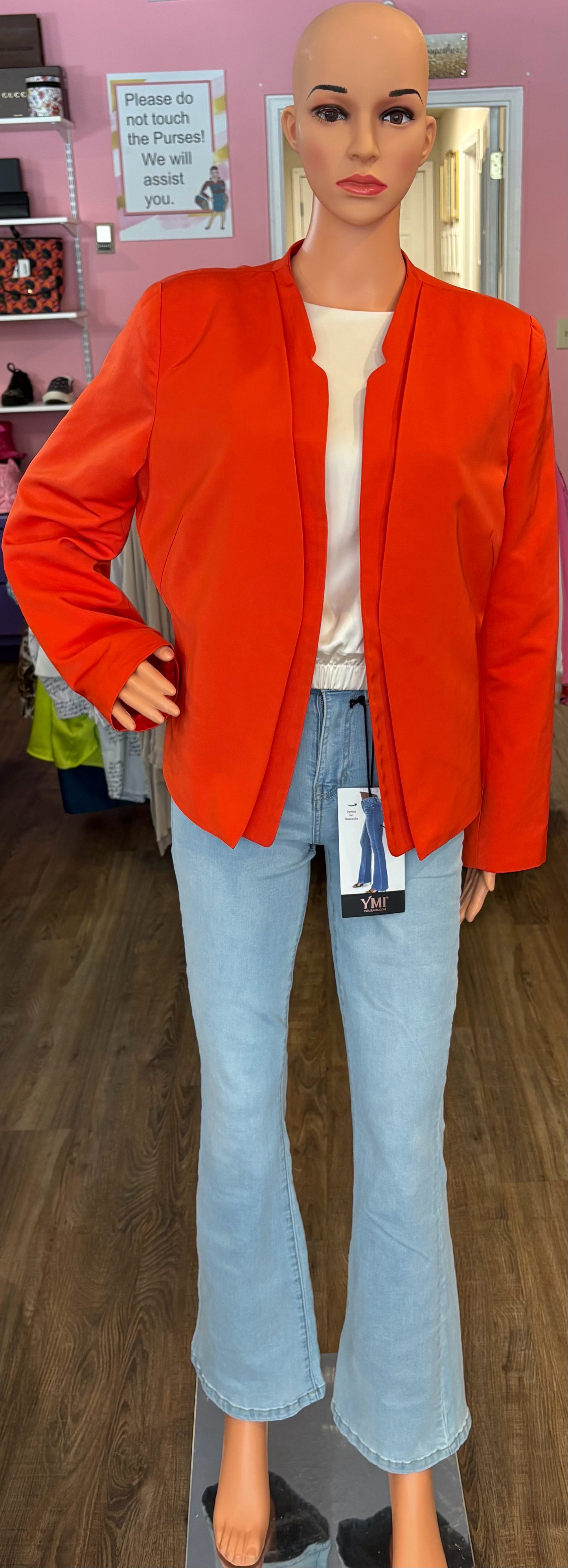 Worthington Dark Orange Blazer Size:XL
