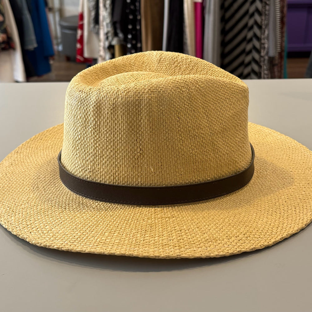 SCALA Tan Straw Hat