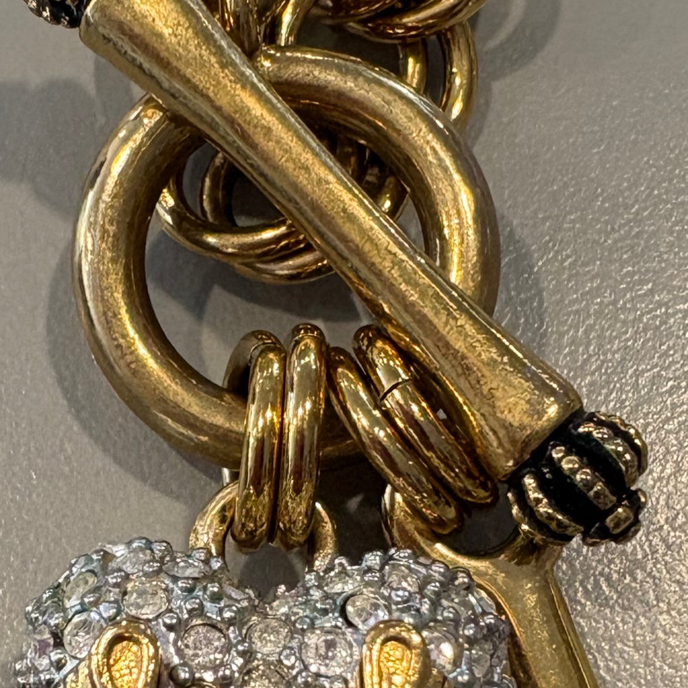 
                      
                        RARE Vintage Juicy Couture PAVE Gold Puff Heart Starter Necklace
                      
                    
