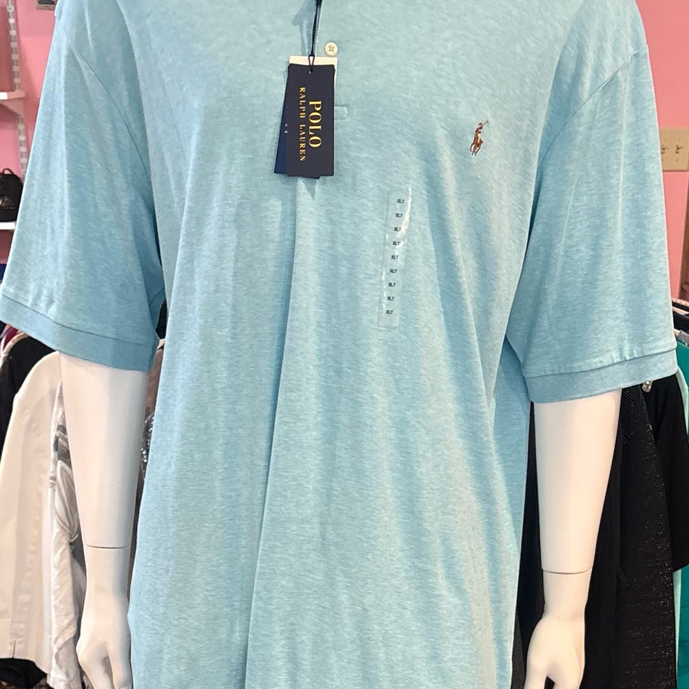 NWT Polo Ralph Lauren Blue Short Sleeve Shirt Size: XLT