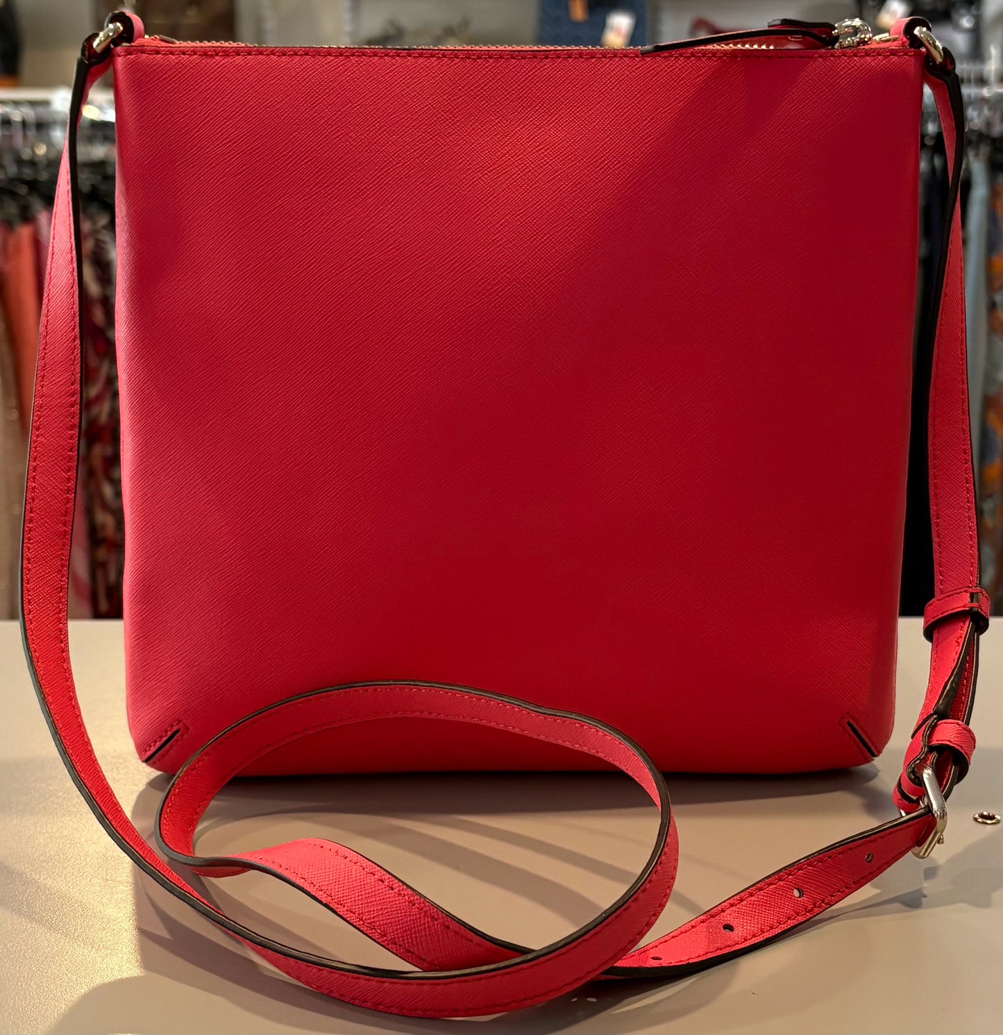 NWOT Kate Spade Laurel Way Rima Saffiano Leather Crossbody in Watermelon Gelato