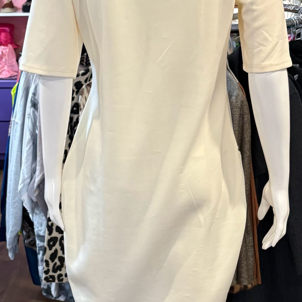 
                      
                        NWT charlotte russe K + Glam Cream Dress with Zipper Detailing Size: 3X
                      
                    