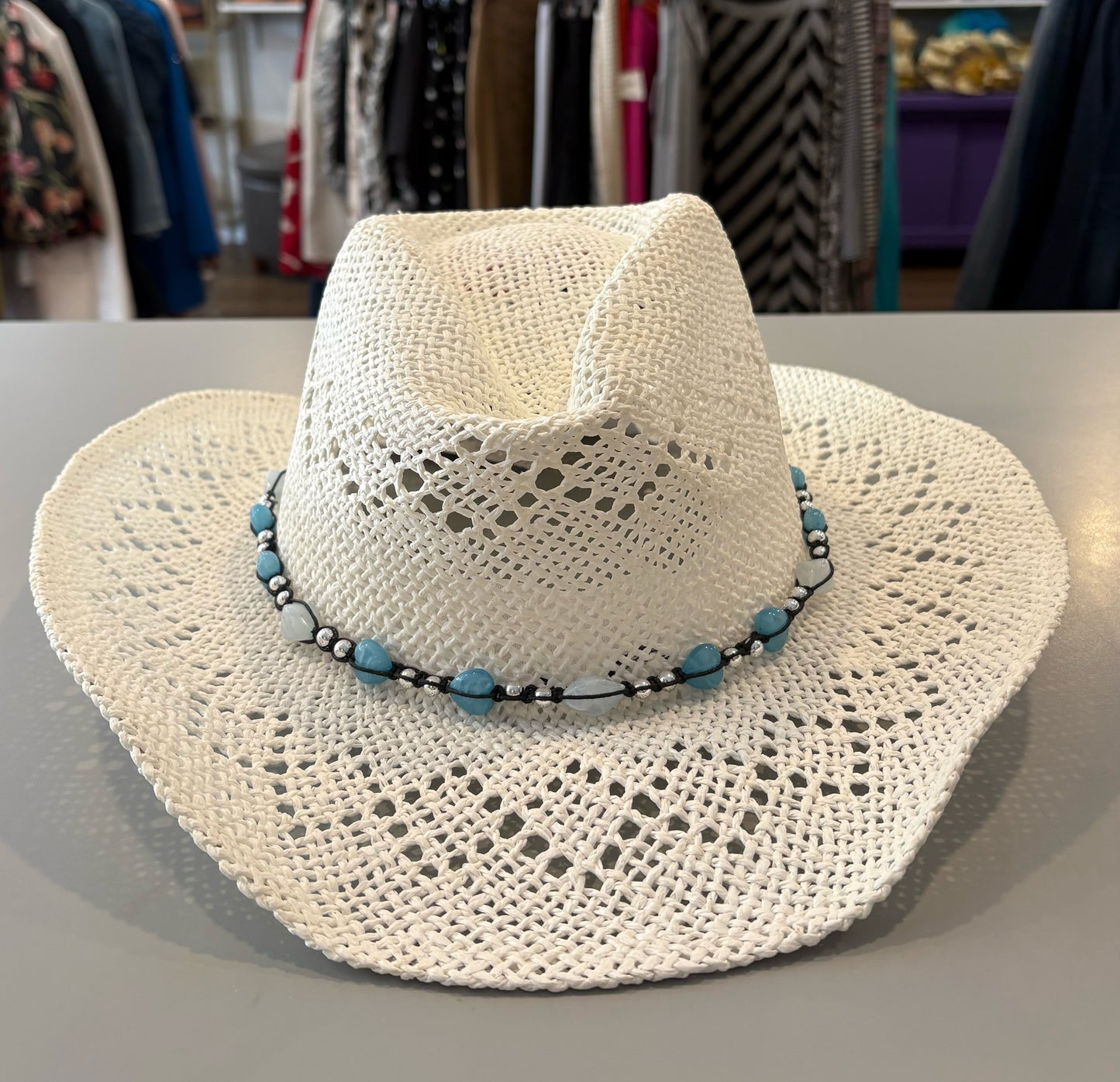 NWT SaddleBack Hats White Cowboy Hat