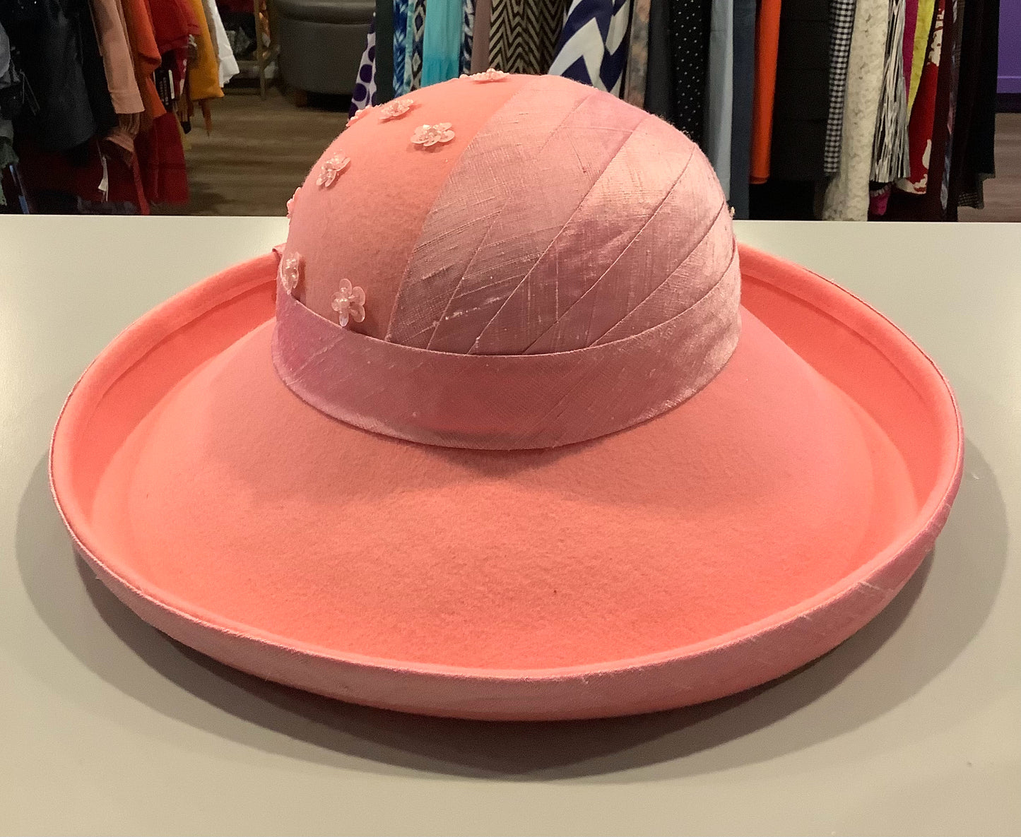 NWT Mr.  Hi's Classic Pink Church Hat