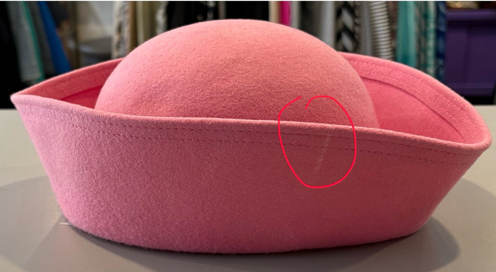 
                      
                        Bolman & Co.Pink 100% Wool Dress Hat
                      
                    