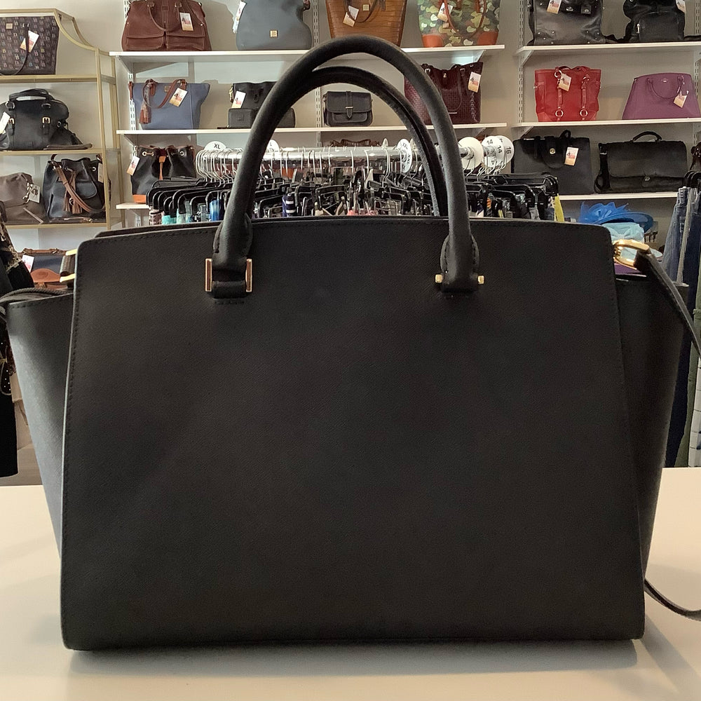 Michael Kors Selma Saffiano Medium Satchel