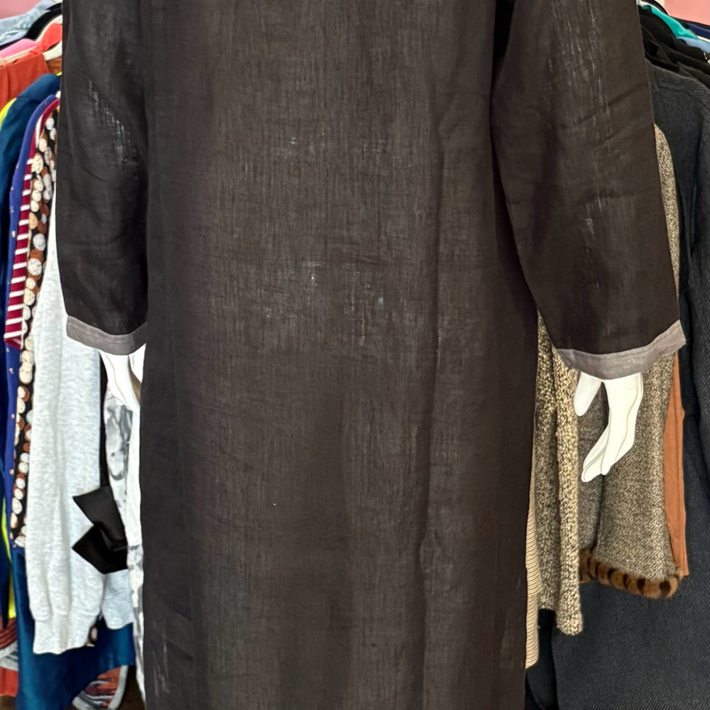 
                      
                        NWT Embellish Linen Black & Grey Tunic Dress Size: M
                      
                    