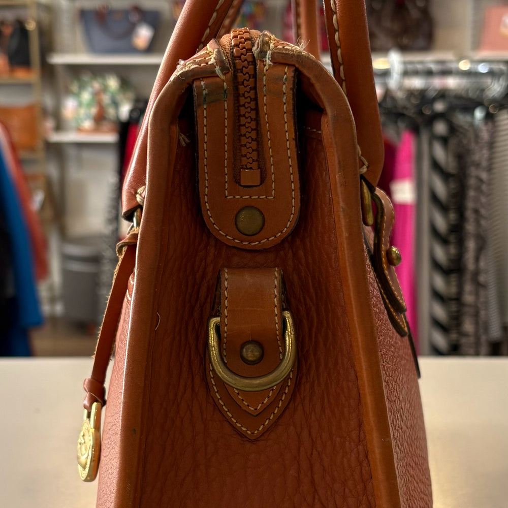 
                      
                        Vintage Dooney and Bourke Pebble Leather Awl Satchel
                      
                    
