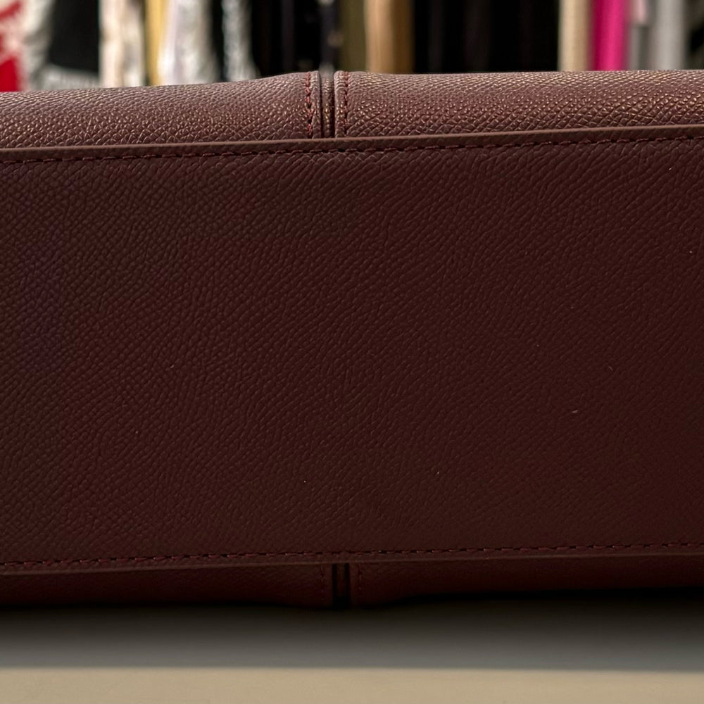 
                      
                        JW PEI Elise Large Top Handle Bag in Claret
                      
                    