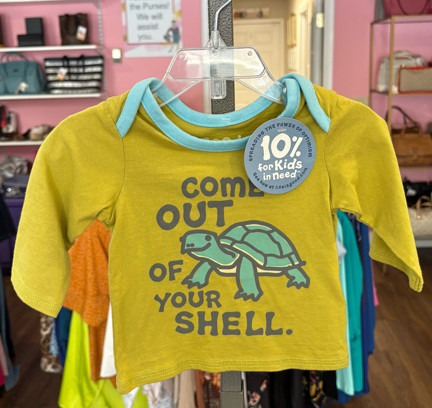 NWT Good Kids "Come out of your Shell" Long Sleeved Shirt Size:0-3M