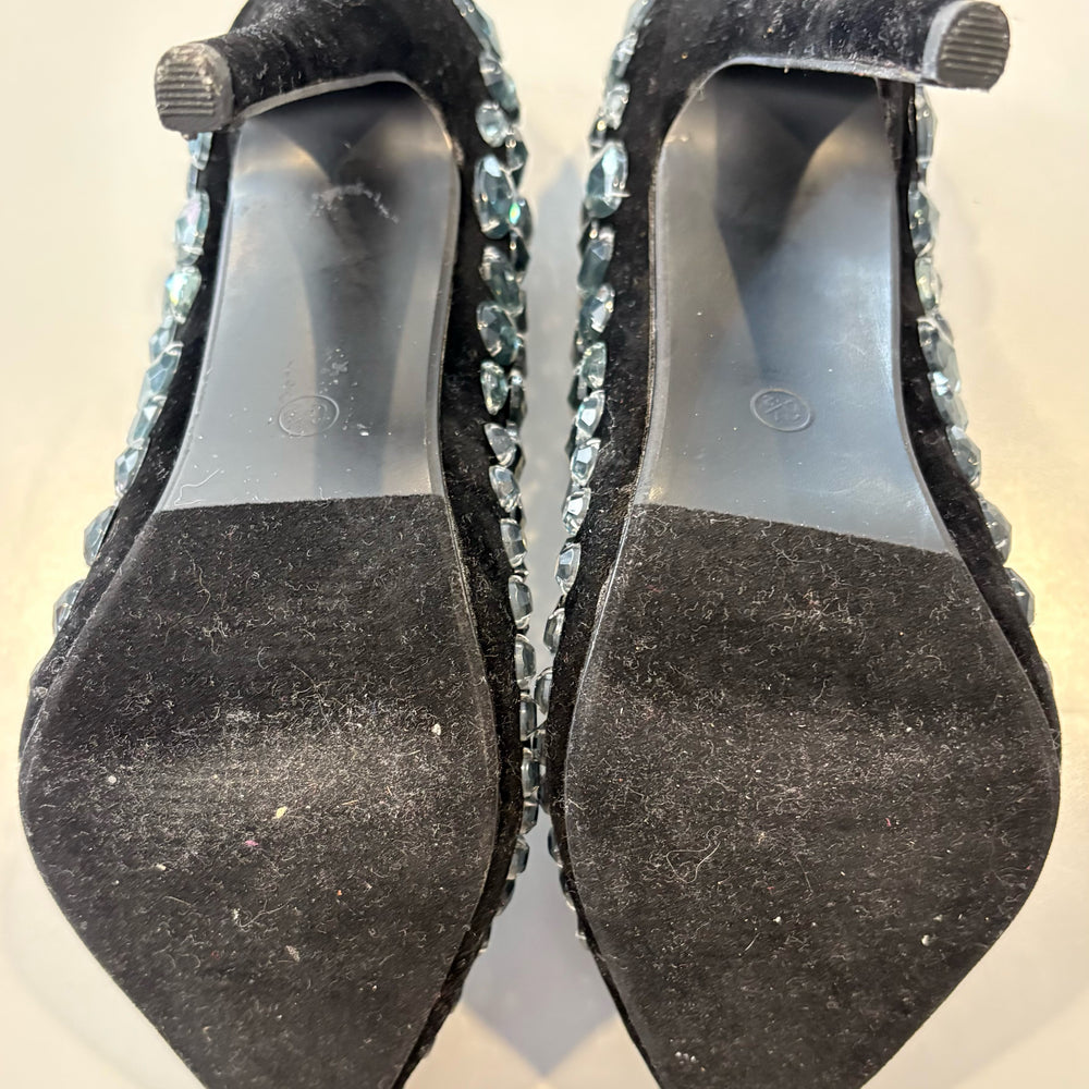 
                      
                        LILIANA Rhinestone Covered Heels 6.5
                      
                    