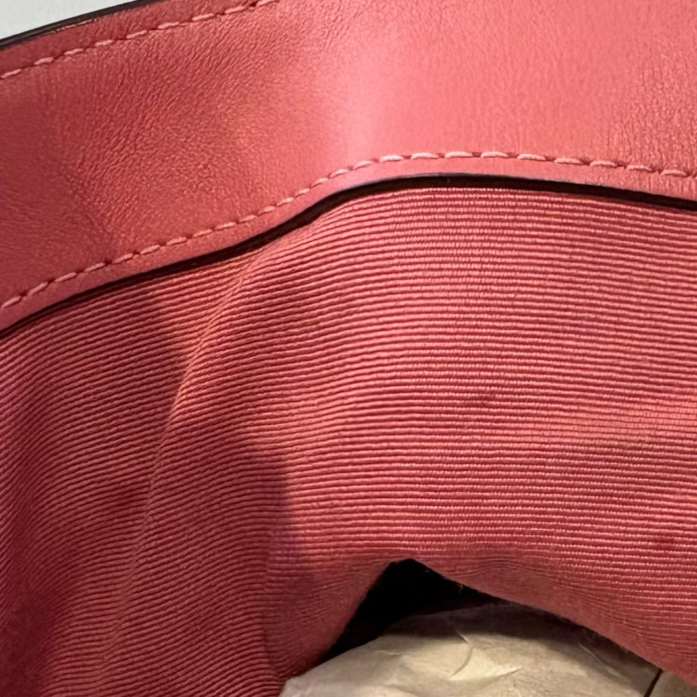 RARE Coach Signature Lexy Peony Pink Shoulder Bag in Signature Jacquar ...