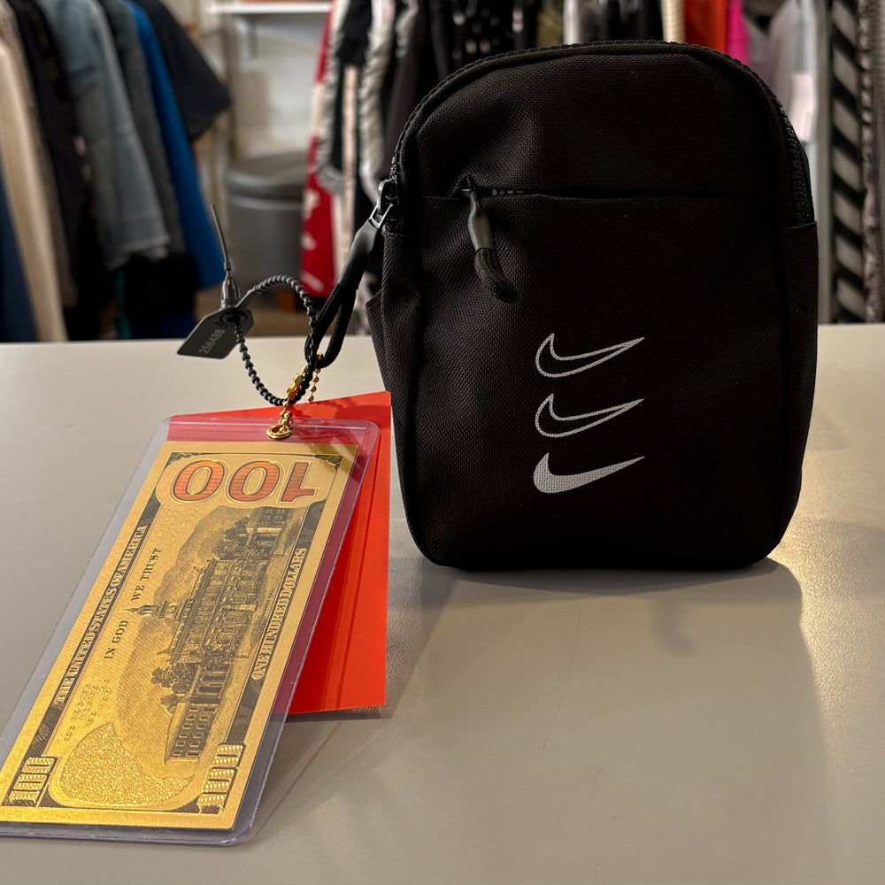 NWT Nike Black & Maroon Unisex Shoulder Crossody Bag