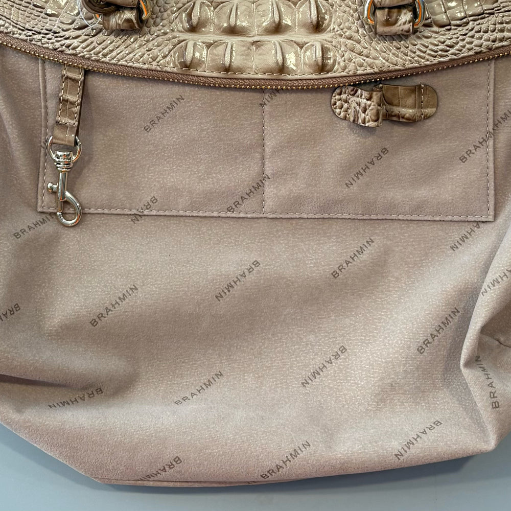 
                      
                        RARE Brahmin Champagne Large Duxbury Satchel Bag
                      
                    