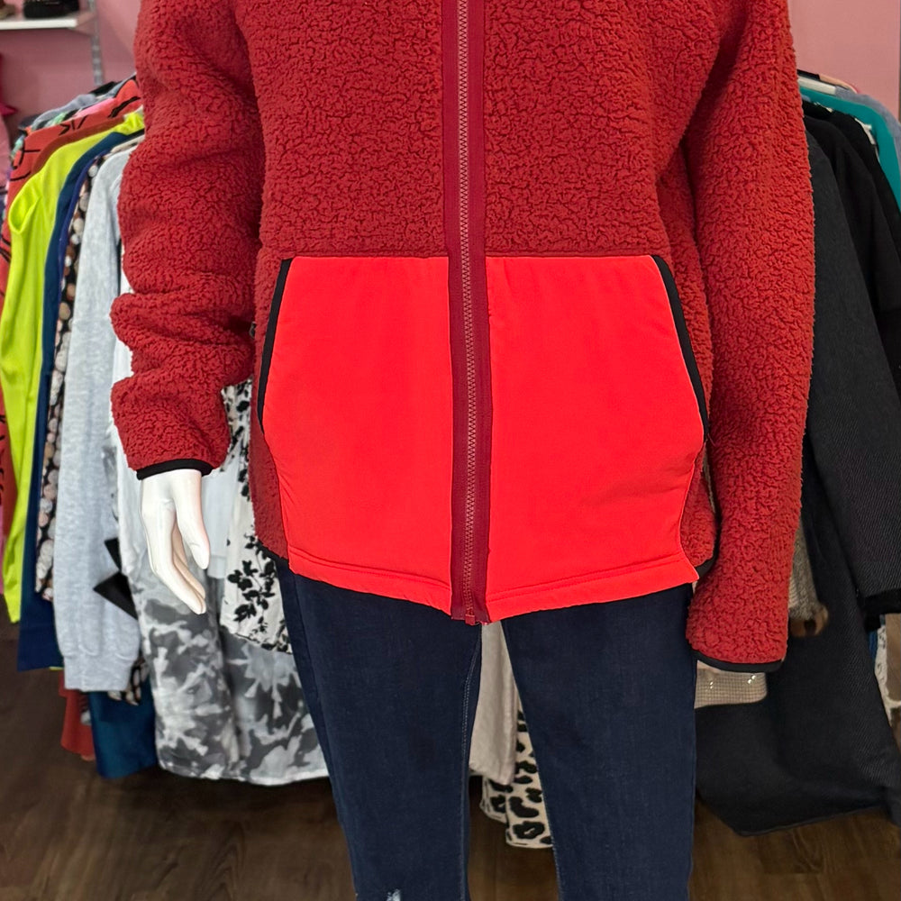 NWT Under Armour Men's Legacy Sherpa Full Zip Hooded Jacket Size: L