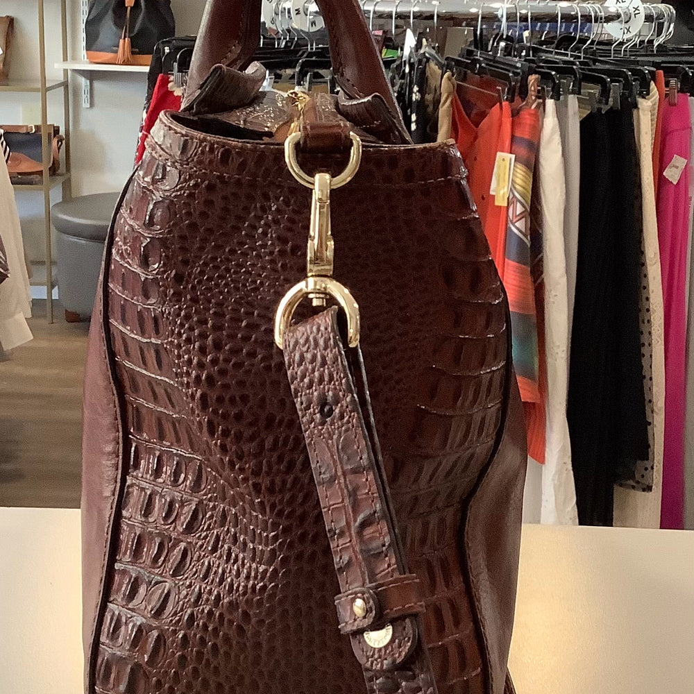 
                      
                        Brahmin Taylor Satchel in Cognac Elton
                      
                    