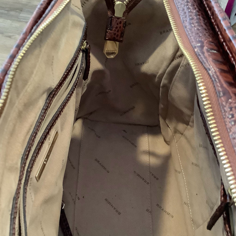 
                      
                        Brahmin Taylor Satchel in Cognac Elton
                      
                    