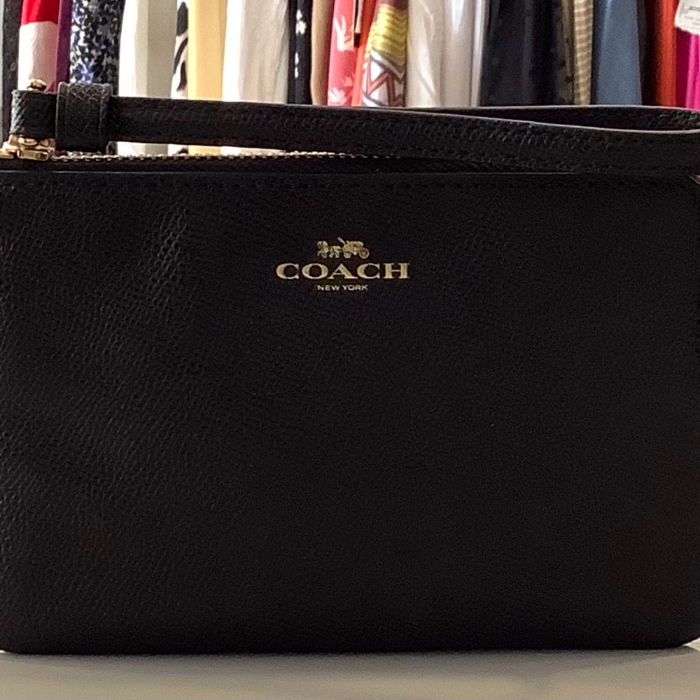 Coach Corner Zip Wristlet