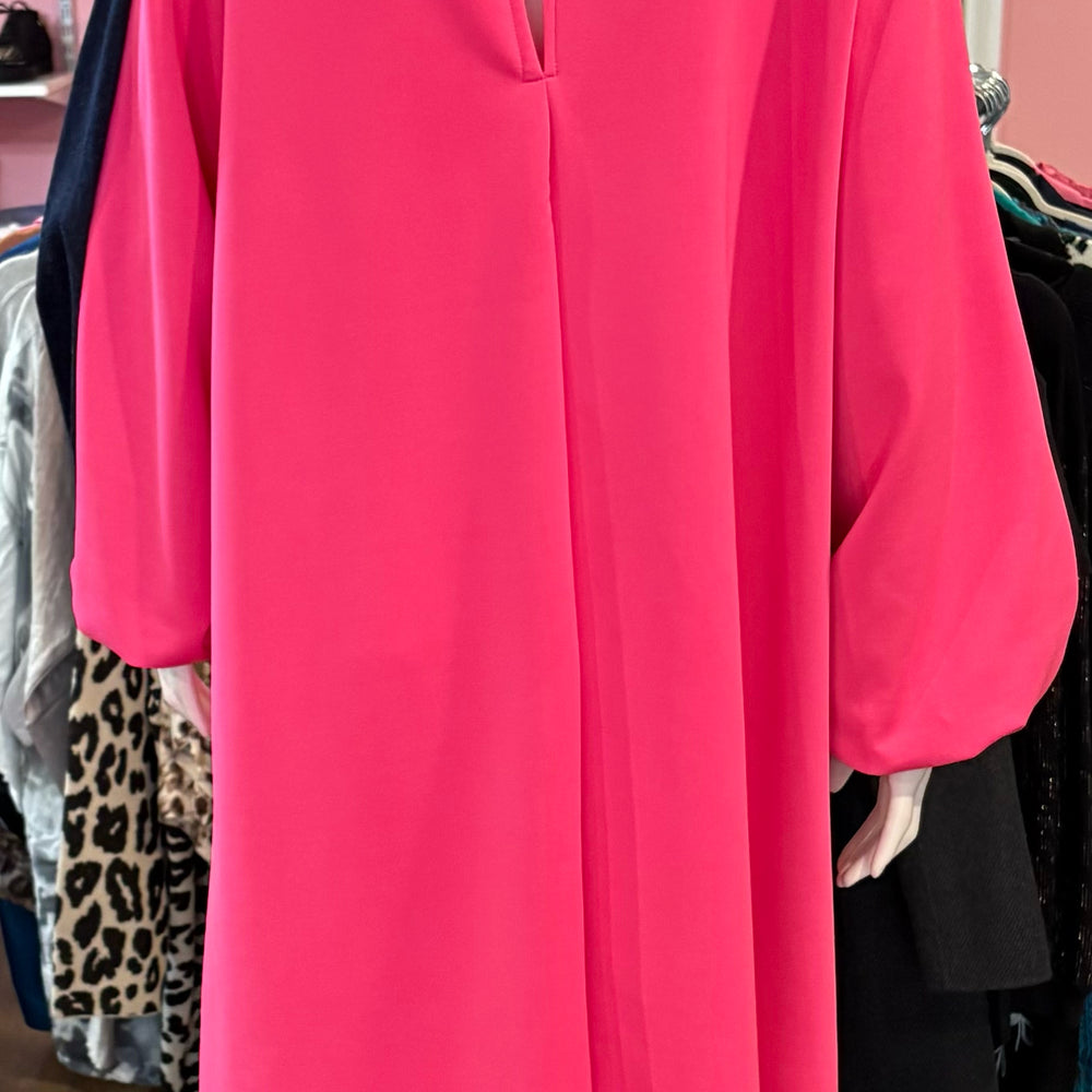 
                      
                        NWOT Karen T Design Denim & Pink Dress Size: L
                      
                    