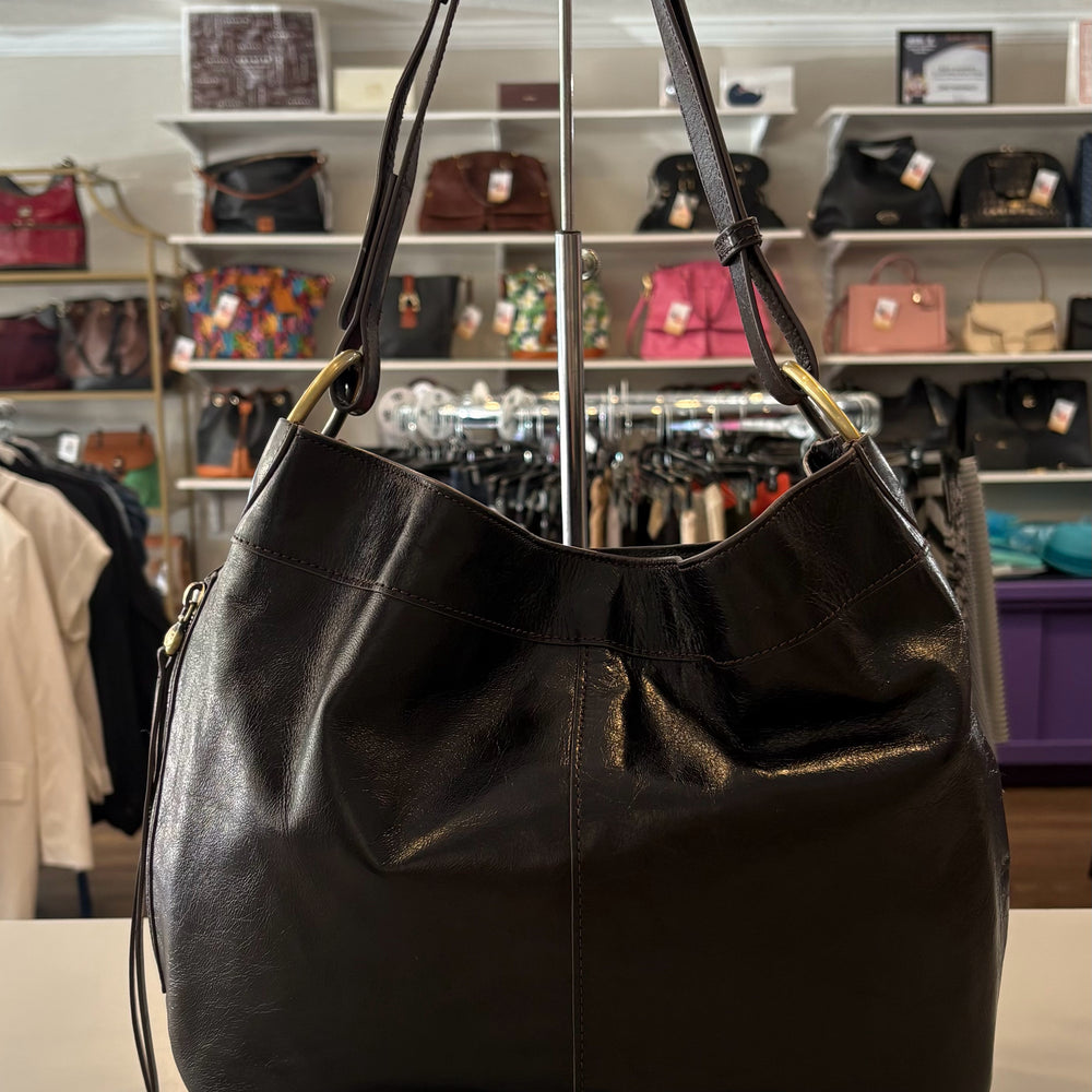 
                      
                        HOBO International Black Leather Shoulder Bag
                      
                    
