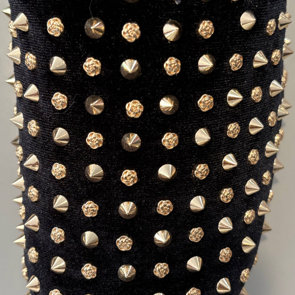 
                      
                        J75 by Jump Leopold Black + Gold Studded Slip on Dress Shoes Size: 12
                      
                    