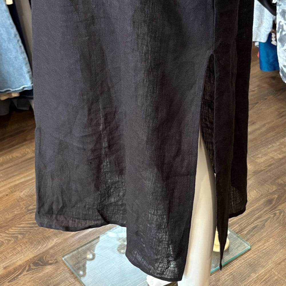 
                      
                        NWT Embellish Linen Black & Grey Tunic Dress Size: M
                      
                    