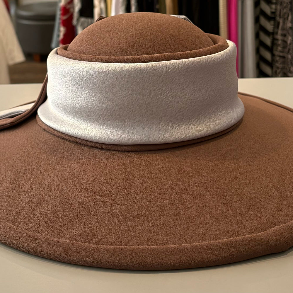 
                      
                        Ms. Divine Brown & Grey Church Hat
                      
                    