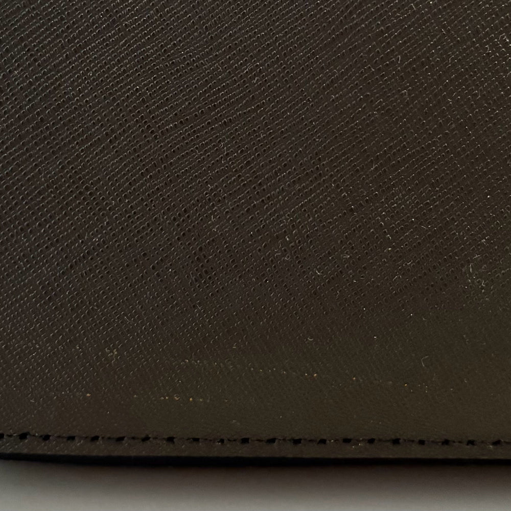 
                      
                        Michael Kors Jet Set Black Saffiano Leather Large Tote with Clip Closure
                      
                    