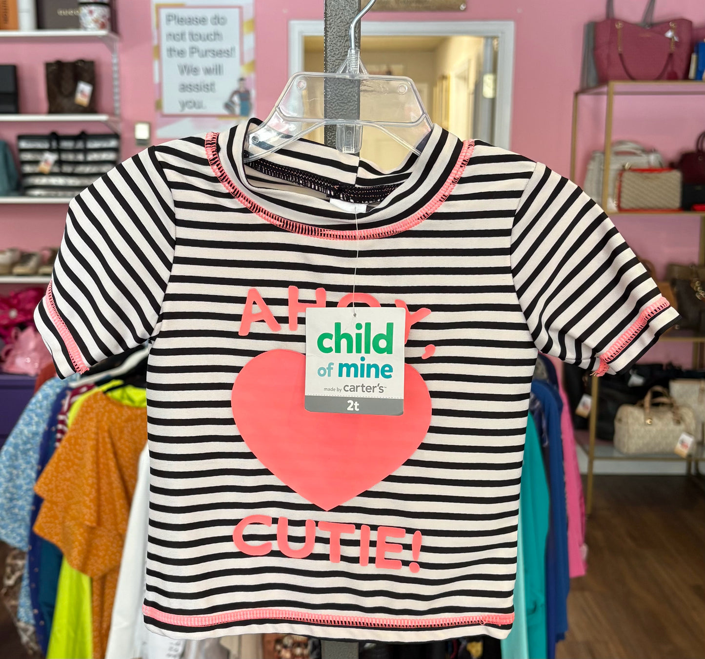 NWT Child of Mine Striped T-Shirt Size:2T