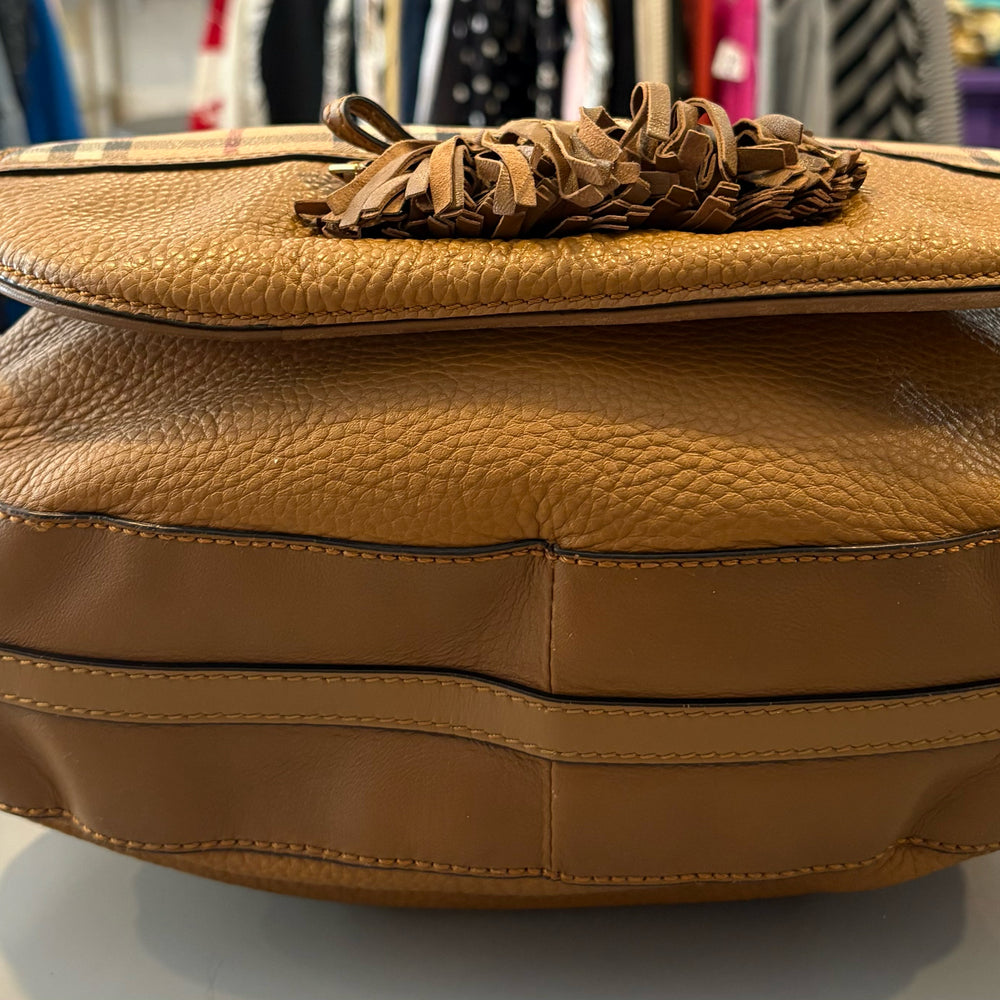 
                      
                        Burberry Haymarket Check Maydown Medium Hobo bag
                      
                    