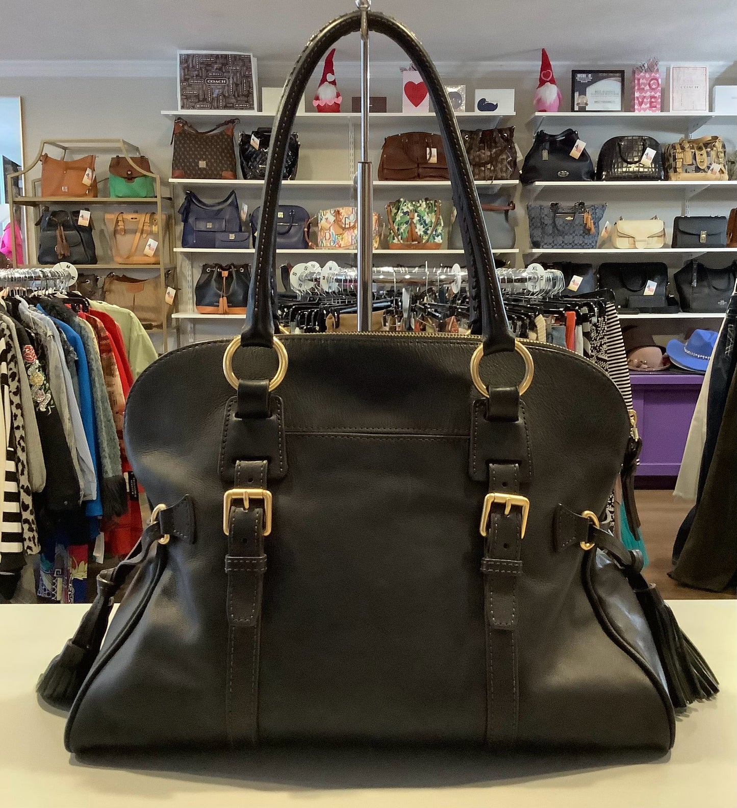 Dooney & Bourke Florentine Dome Bucket Satchel