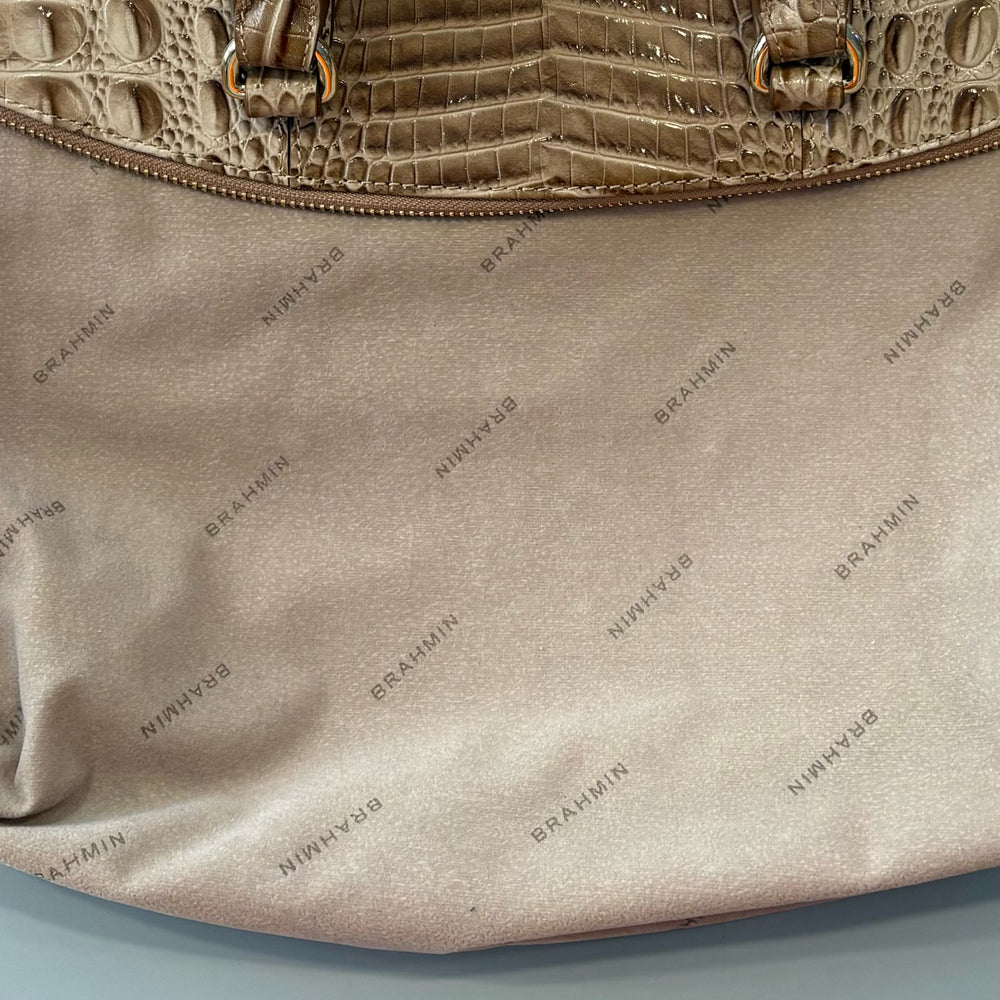 
                      
                        RARE Brahmin Champagne Large Duxbury Satchel Bag
                      
                    
