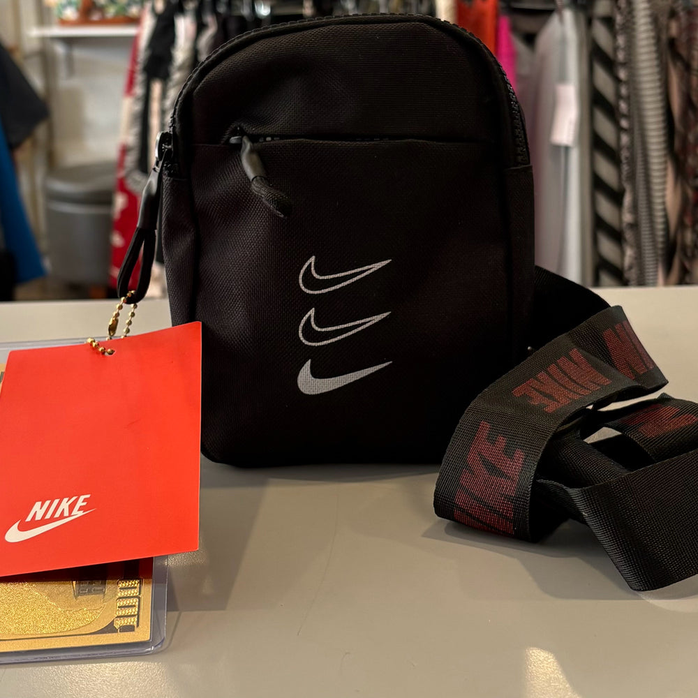 NWT Nike Black & Maroon Unisex Shoulder Crossody Bag