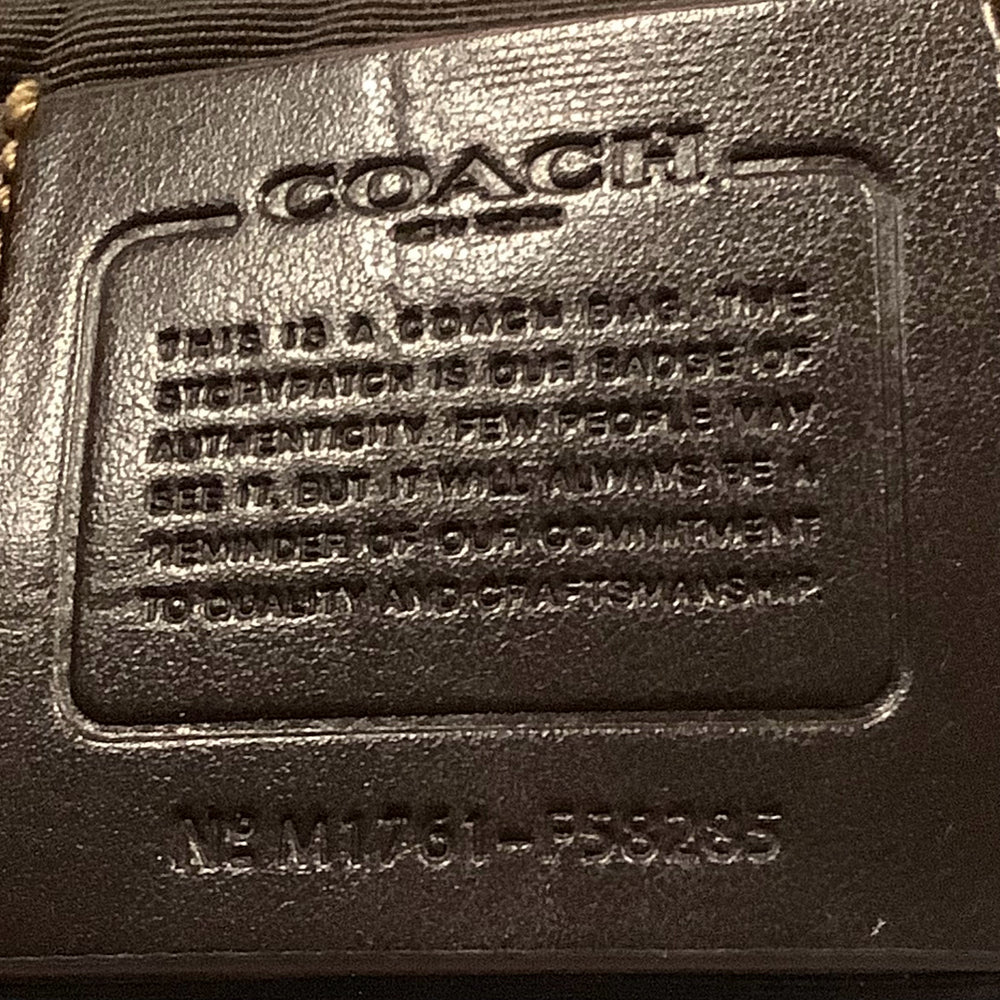 
                      
                        Coach Signature Jaquard Khaki Canvas File Crossbody SN:F58285
                      
                    