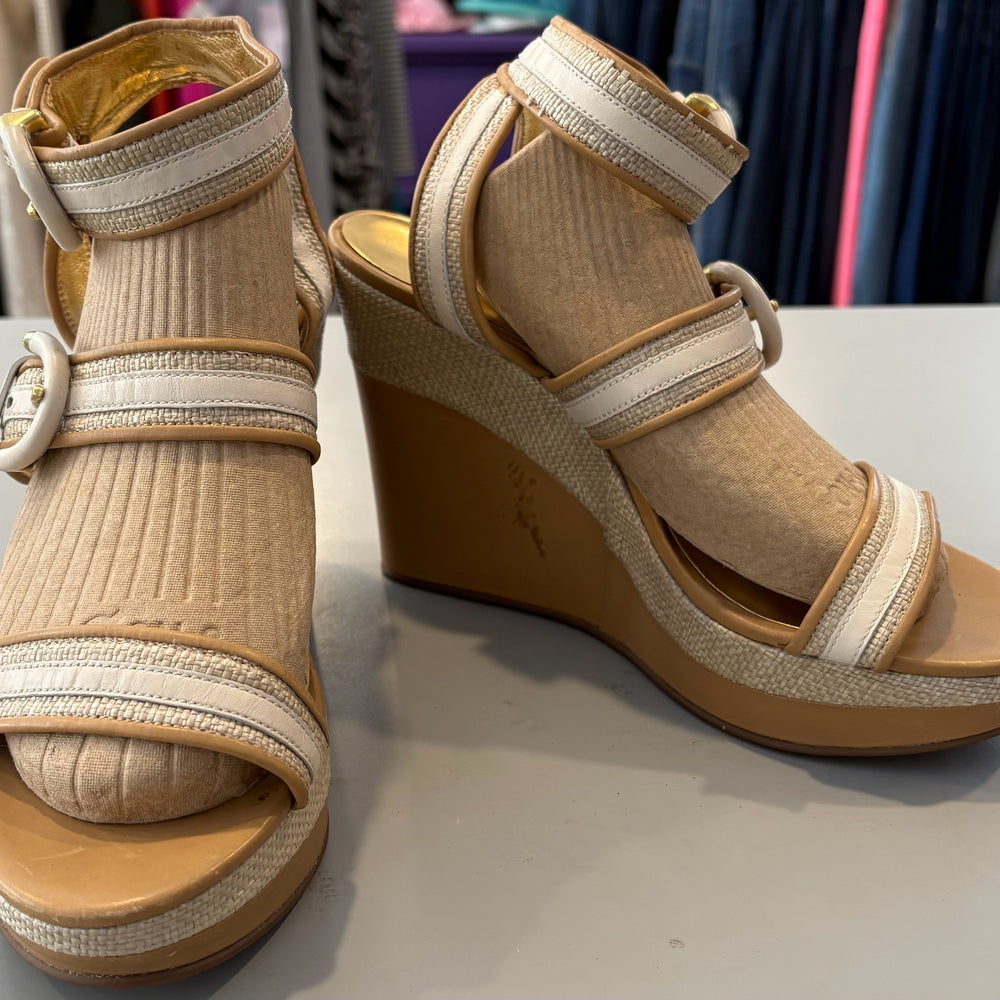 RARE Coach Maralee Platform Wedges Size:8.5B