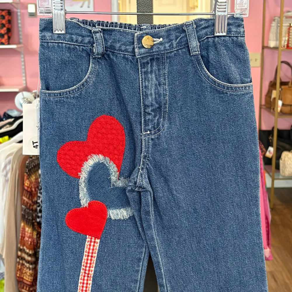 
                      
                        NWT Bon Bon Girl's 2 PC Blue Jean Set Size:4T
                      
                    