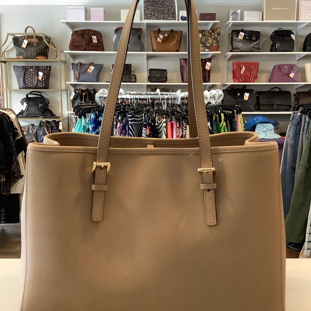 Michael Kors Jet Set Medium Dark Taupe Tote Bag