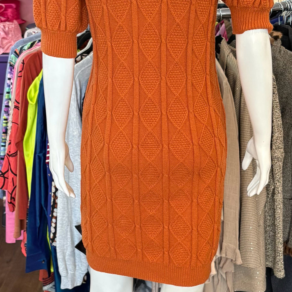 
                      
                        NWOT 70°F/ 21°C Orange Short Sleeve Sweater Dress Size:M
                      
                    