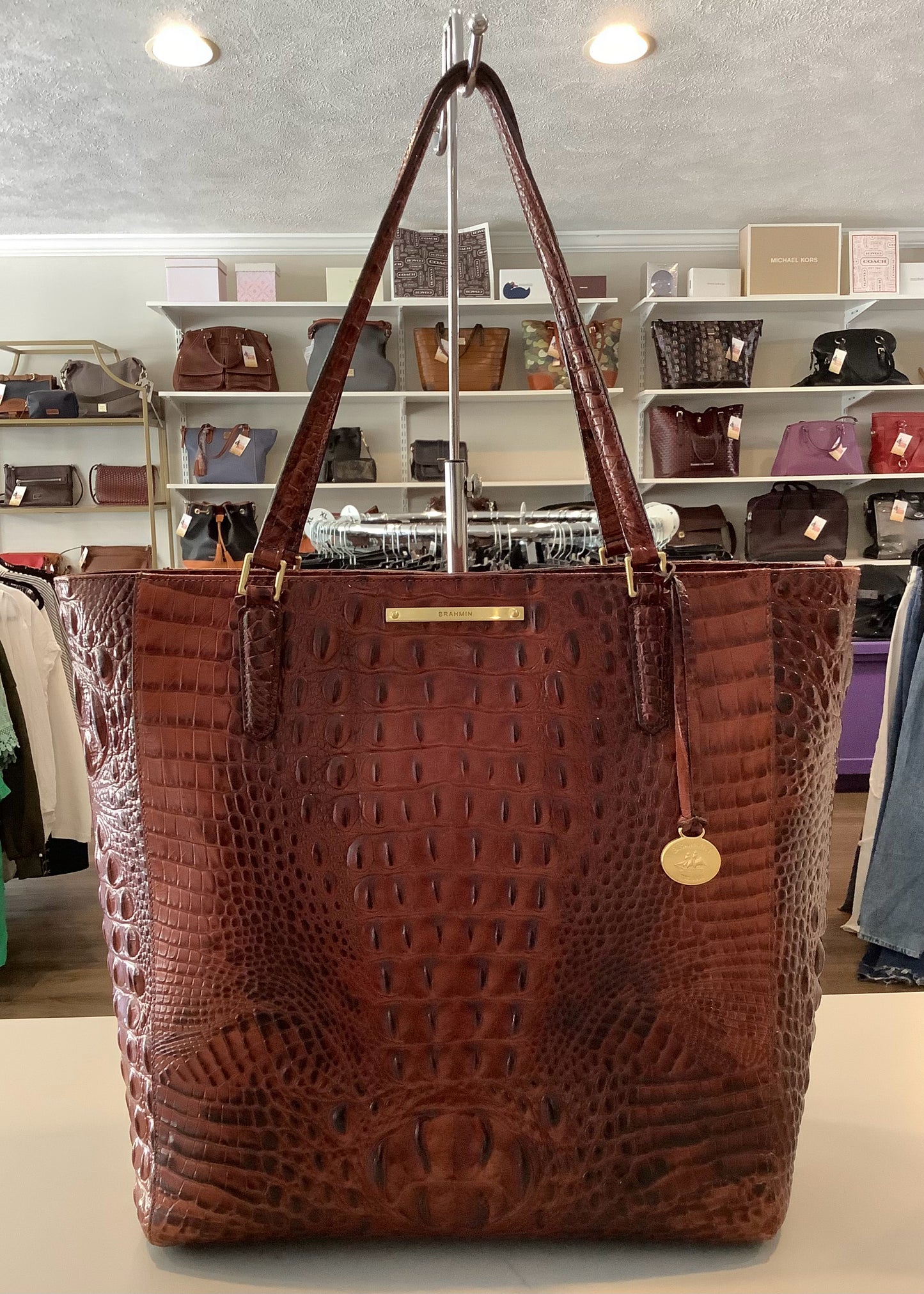 Brahmin Pecan Melbourne Large Handbag