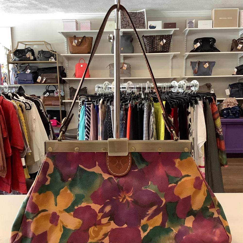 Patricia Nash Ferrara Frame Satchel