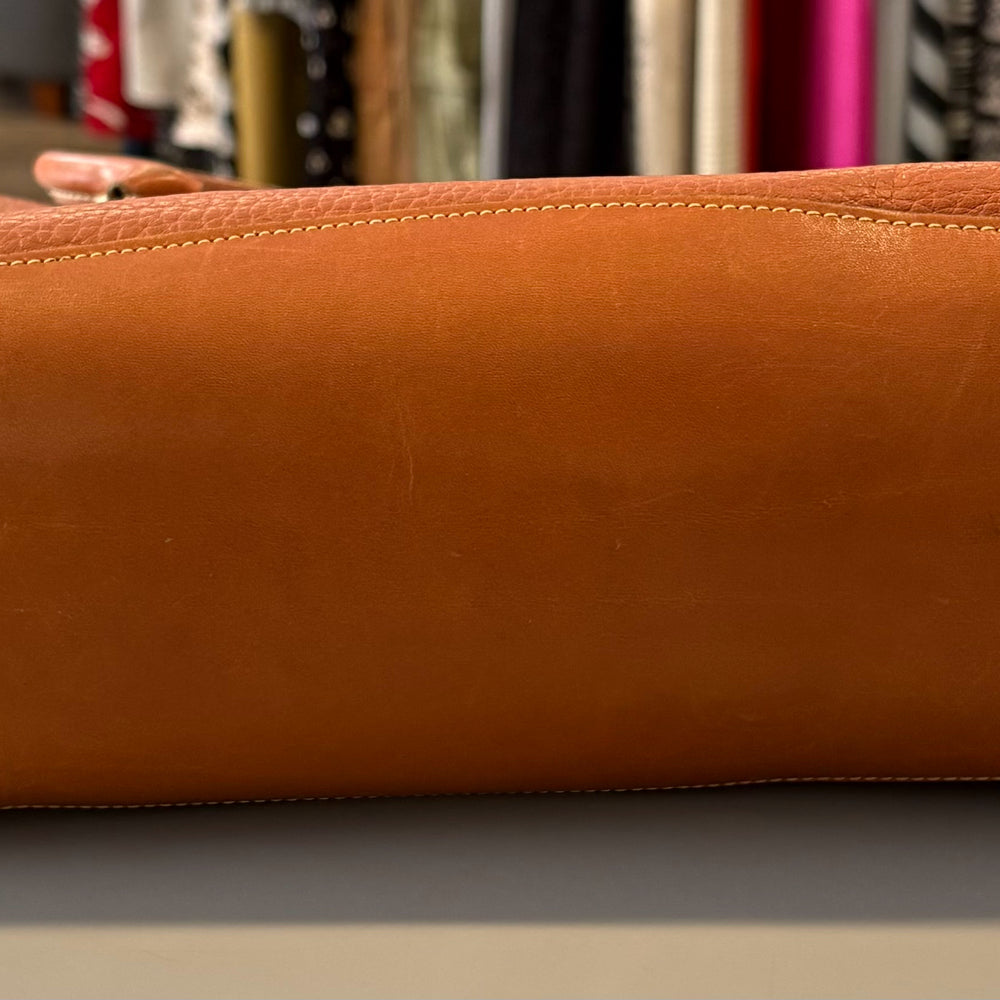 
                      
                        Vintage Dooney and Bourke Pebble Leather Awl Satchel
                      
                    