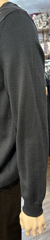 
                      
                        Burberry Brit 100% Extra Fine Merino Wool Navy Blue V-Neck Sweater Size: L
                      
                    