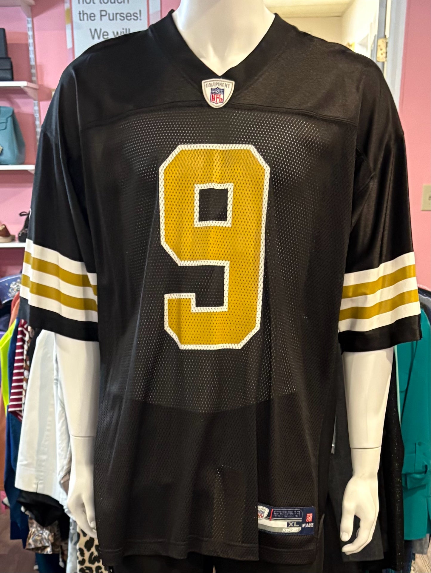 NWOT Reebok NFL Equipment New Orleans Saints Drew Brees #9 Jersey Size:XL