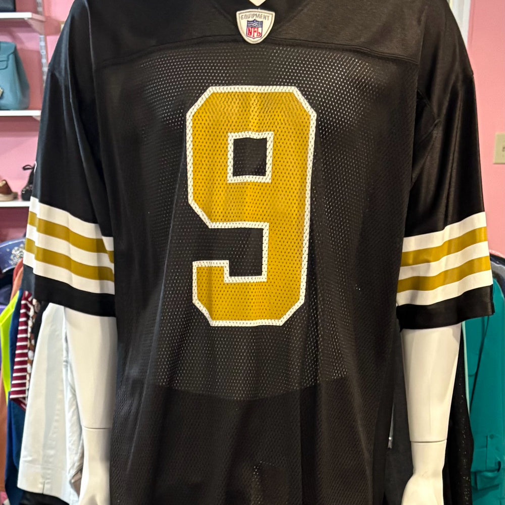 Reebok NFL Equipment New Orleans Saints Drew Brees #9 Jersey Size:XL