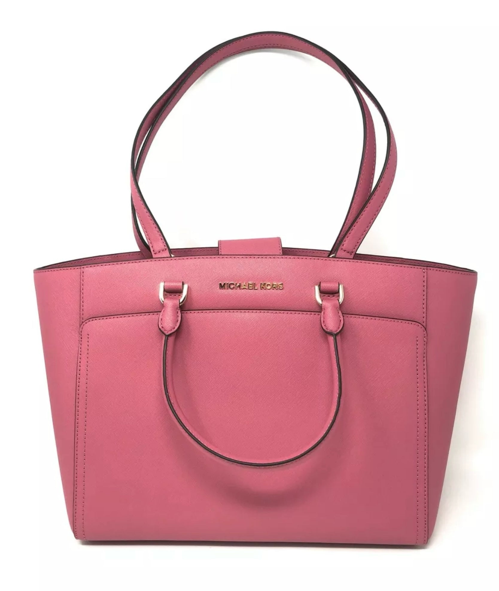 Michael Kors Pink Emmy Large Double Handle Handbag Sweet Purseonality